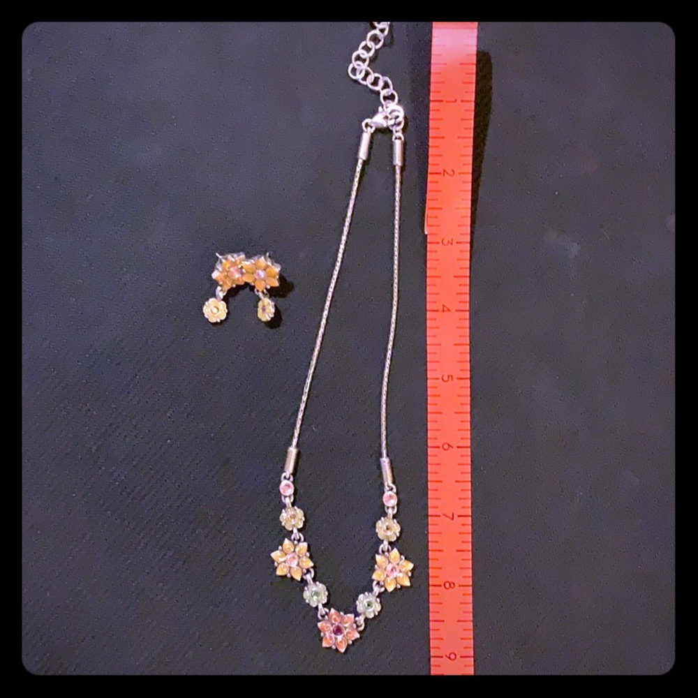 Brighton necklace and matching earrings